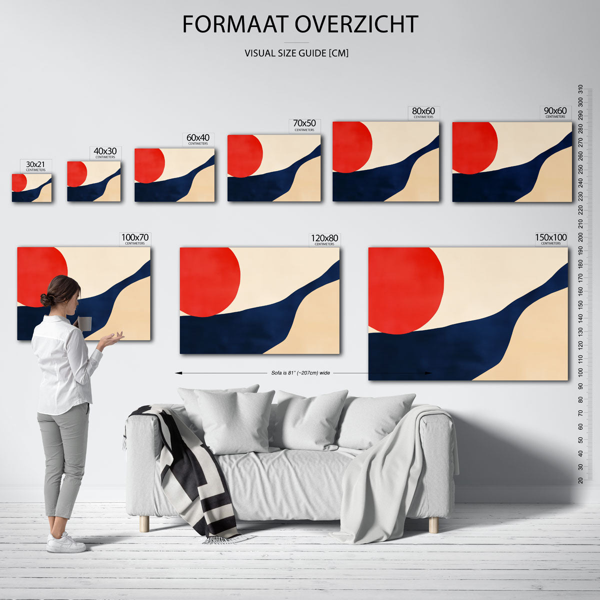 Abstracte vormen Poster