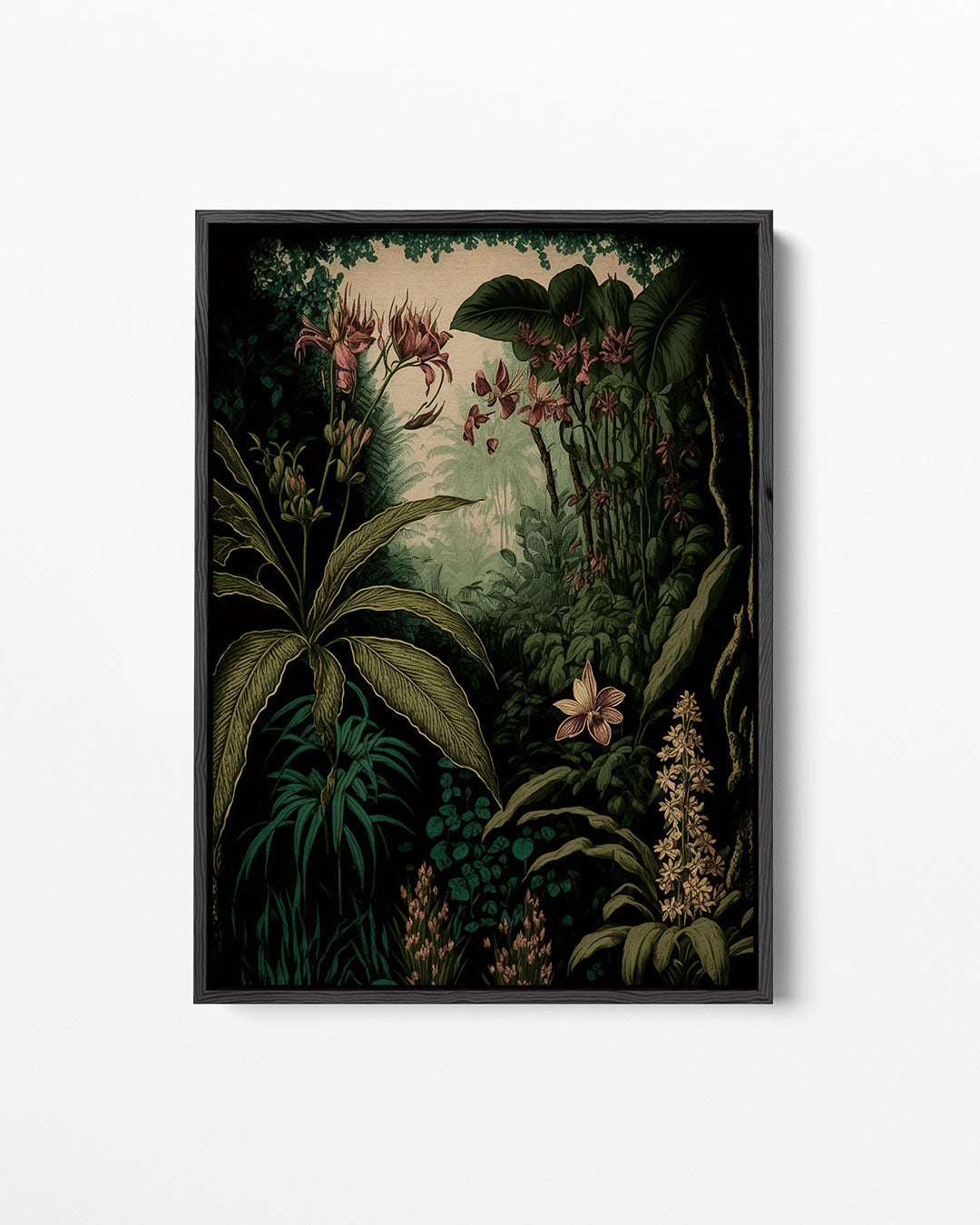 Weelderige botanische illustratie Kunstwerk