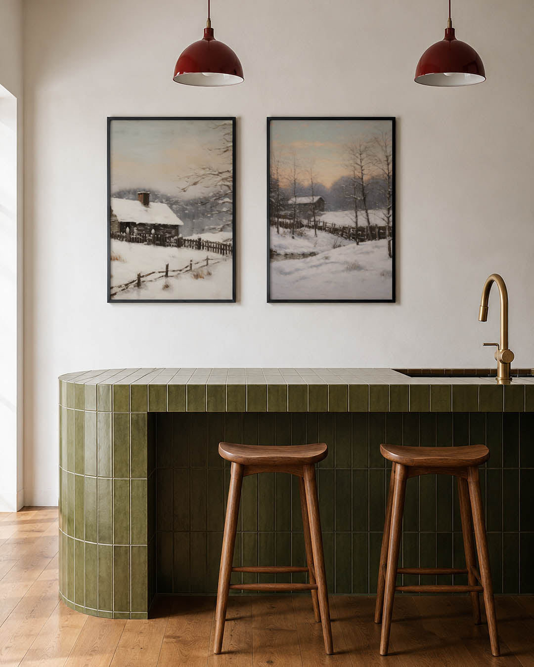 Winterse rust Posterset