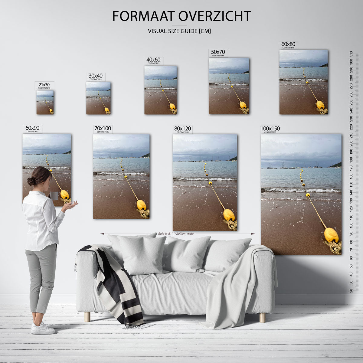 Zee en boeien Poster