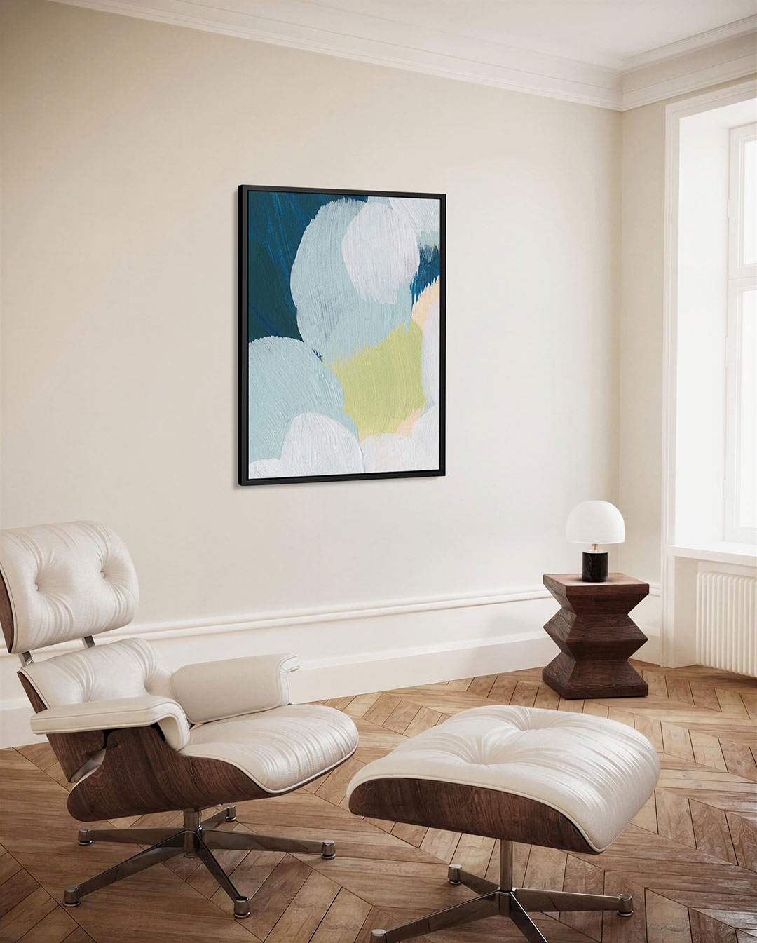Organische kleurencompositie Kunstwerk