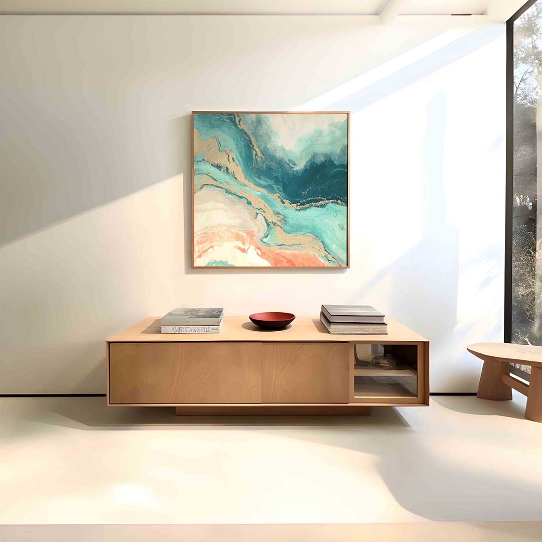 Abstracte golven Poster