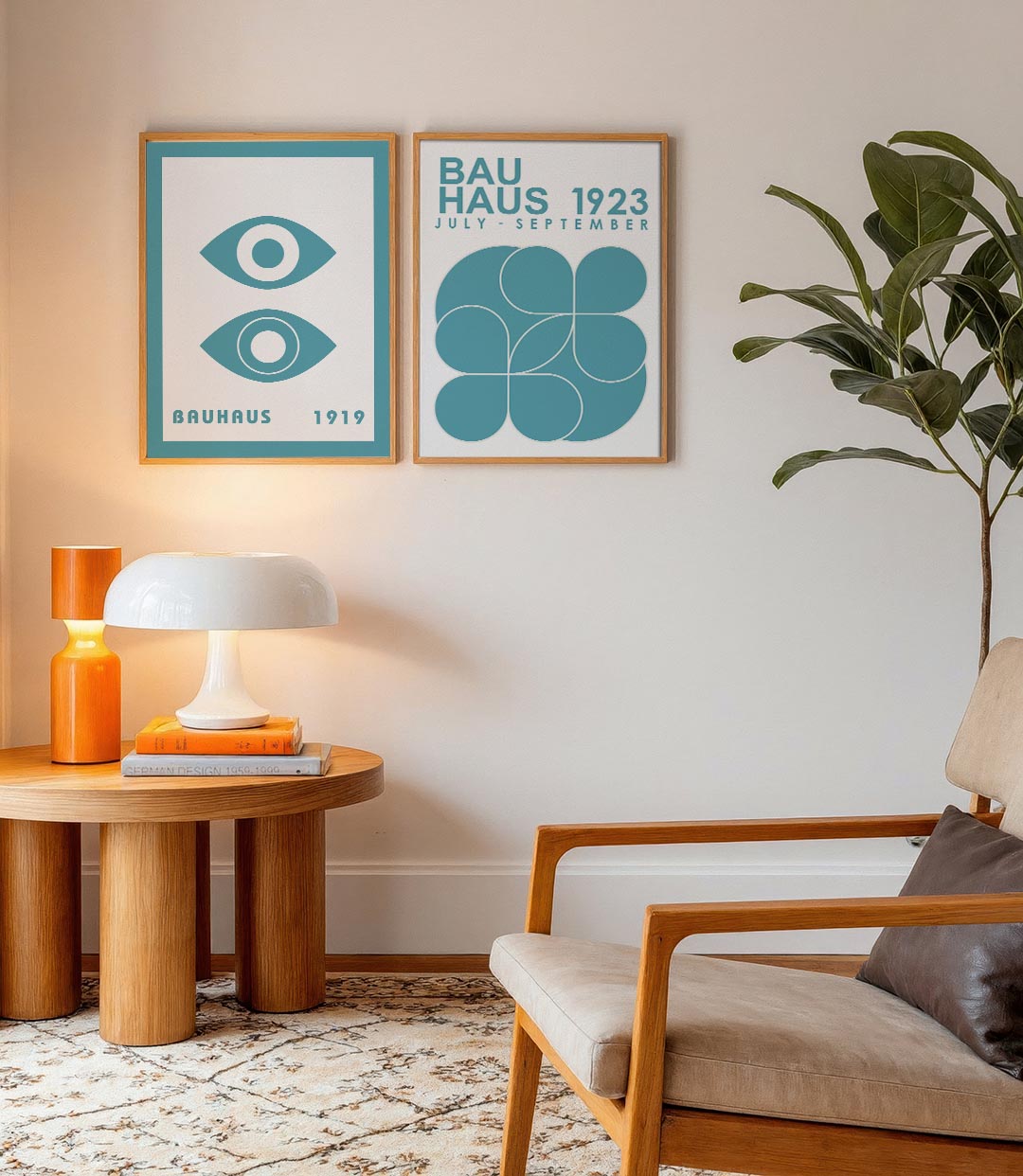 Oogvormen en lijnen Posterset