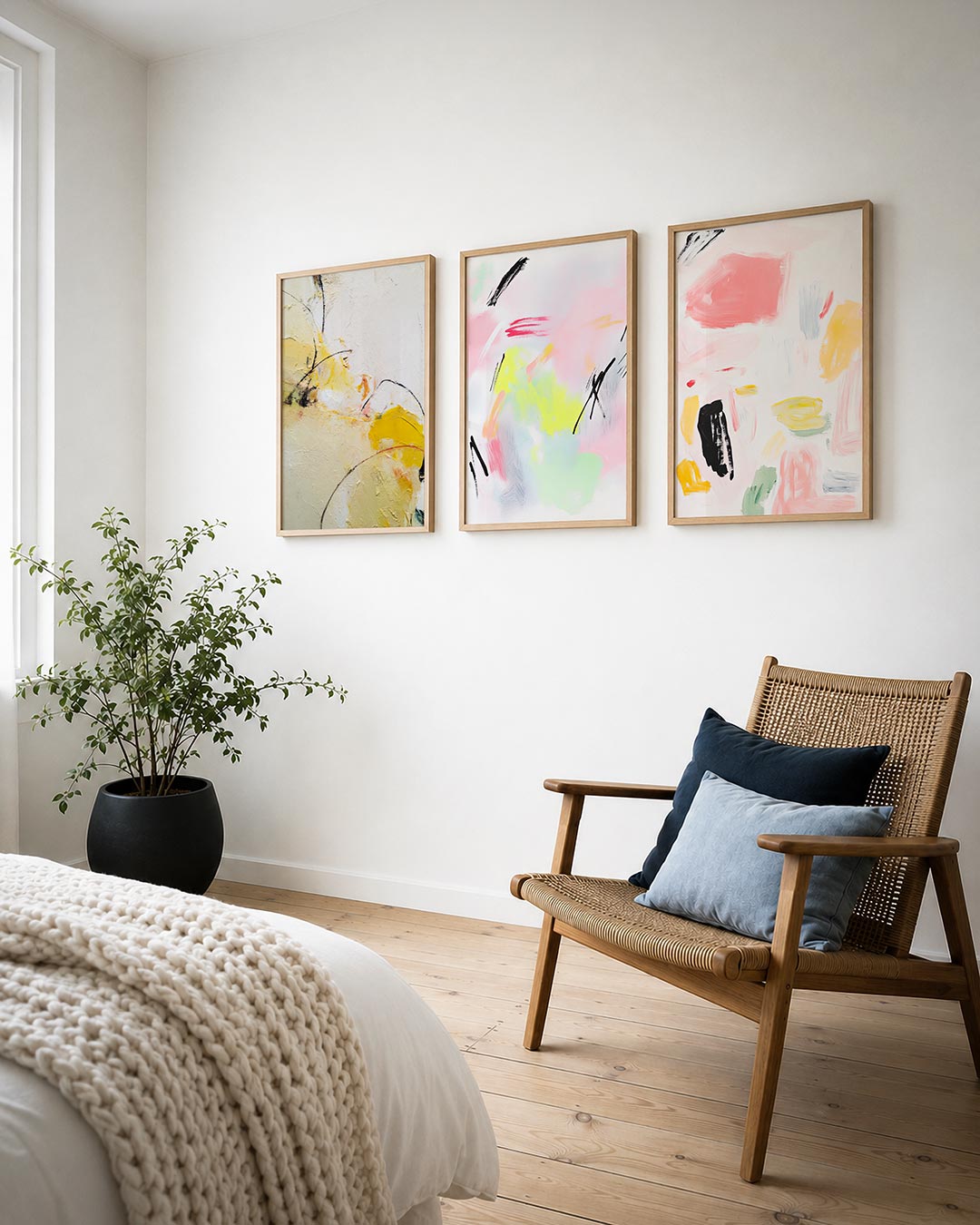 Kleur en lijnenspel Posterset