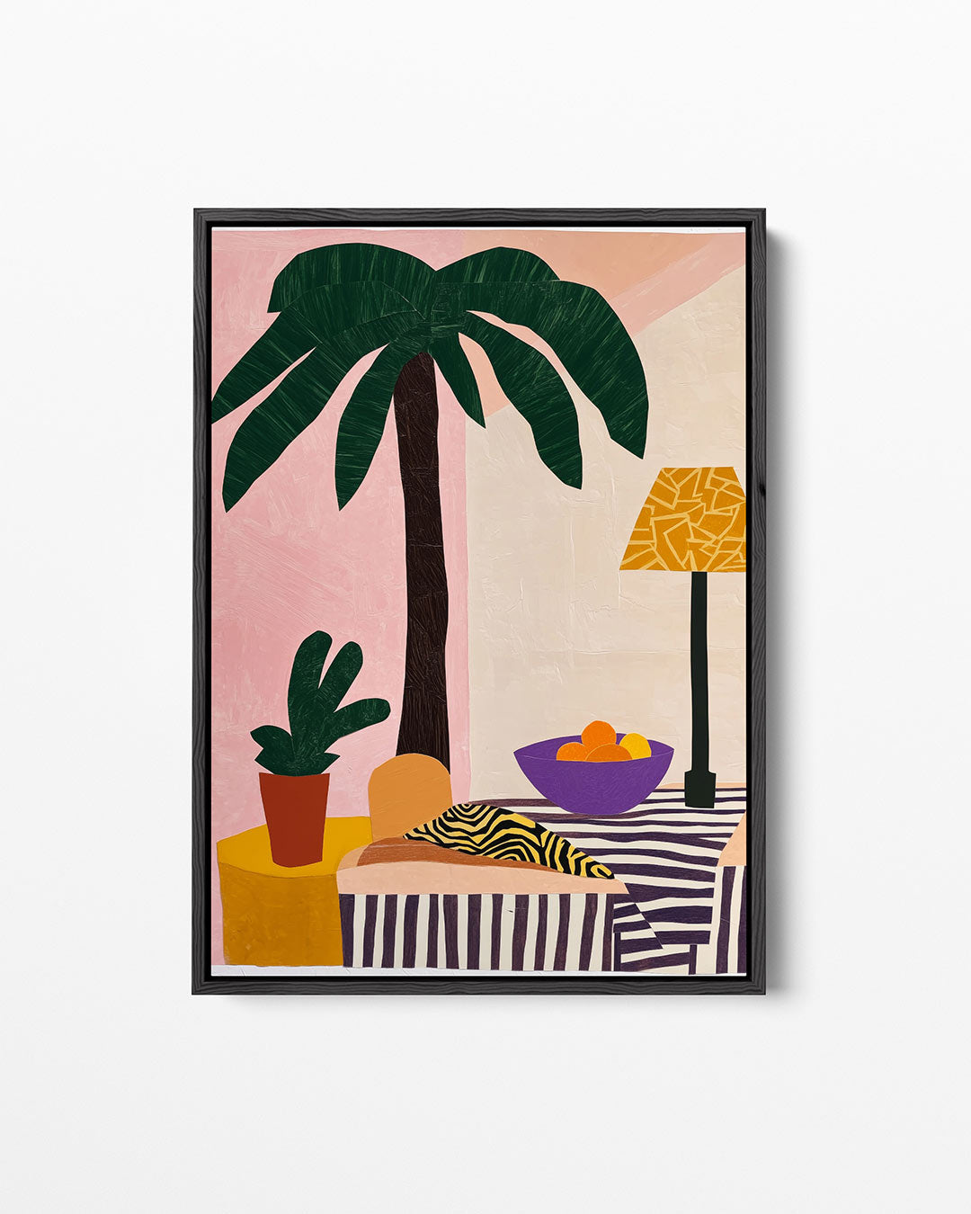 Tropische interieur scène Kunstwerk