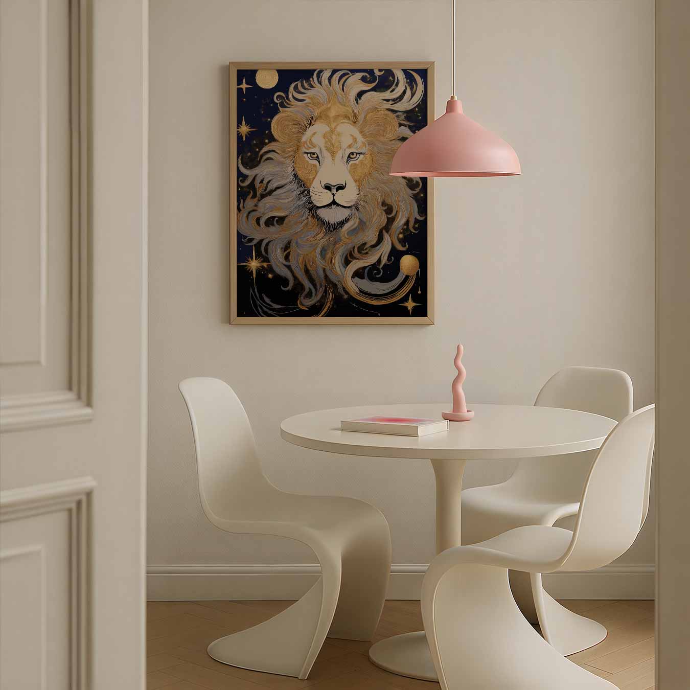 Betoverende Leeuw Poster-WallArtistic