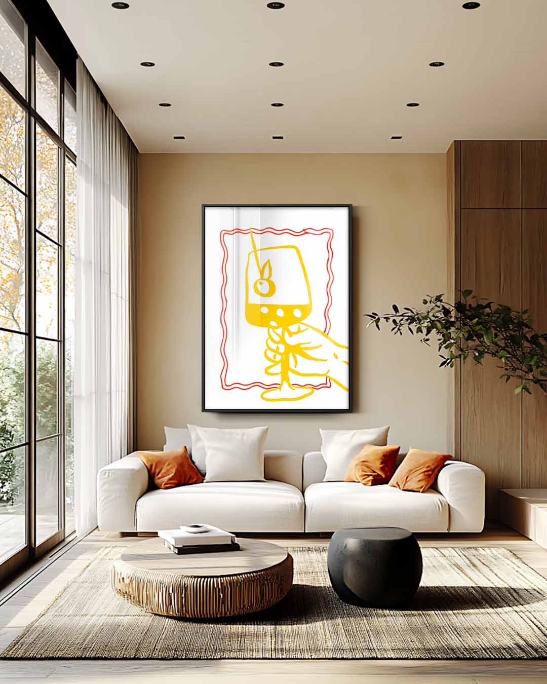 Glasfeest in Kleur Kunstwerk-canvas-dibond-plexiglas-wanddecoratie-WallArtistic