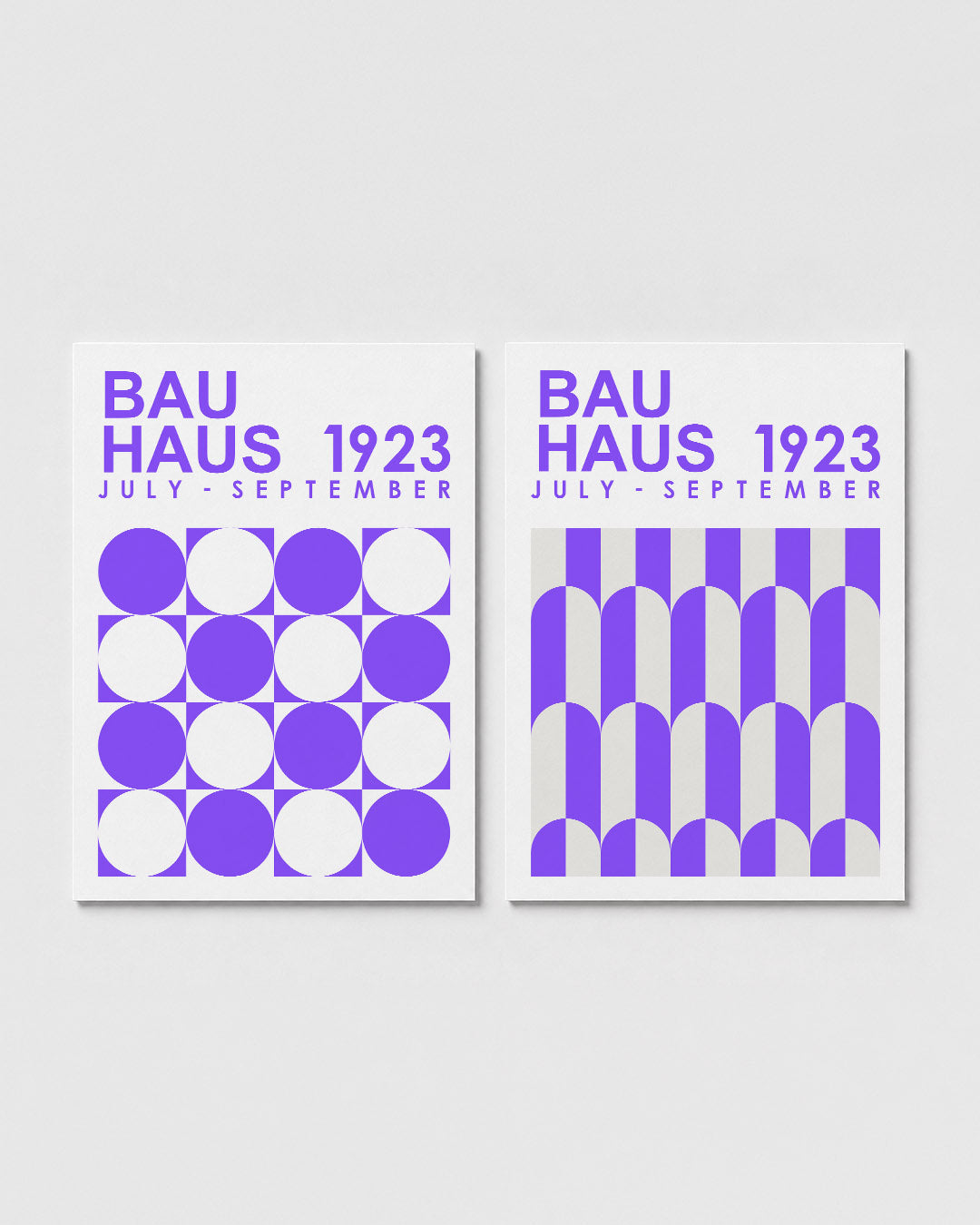Cirkelpatroon en tekst Posterset