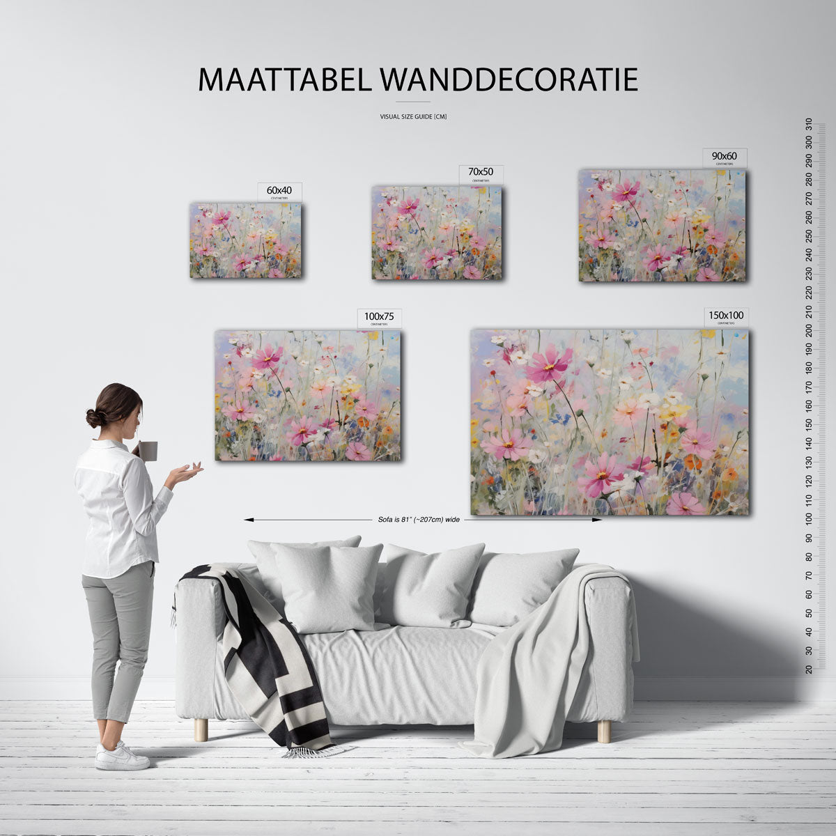 Bloemenweelde Kunstwerk