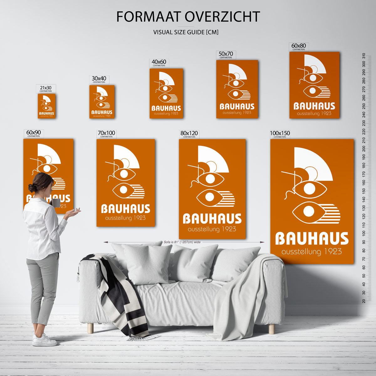 Vormen en vlaken Poster