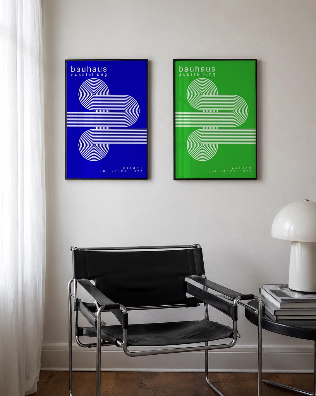 Lijnen en cirkelpatronen Posterset