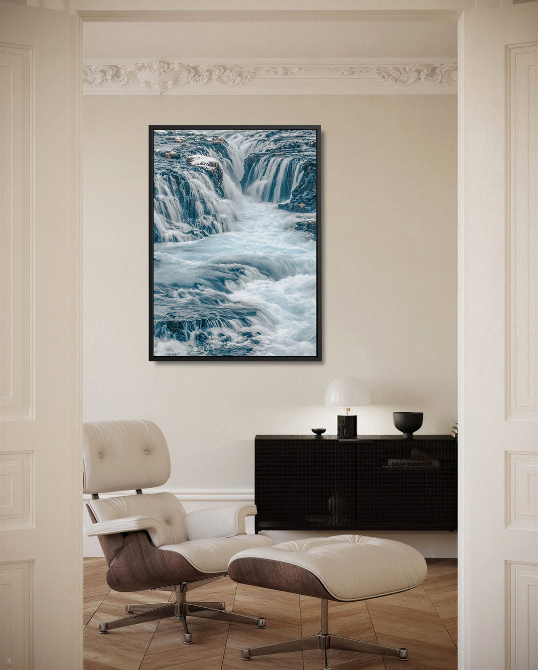 Dynamische waterval Kunstwerk