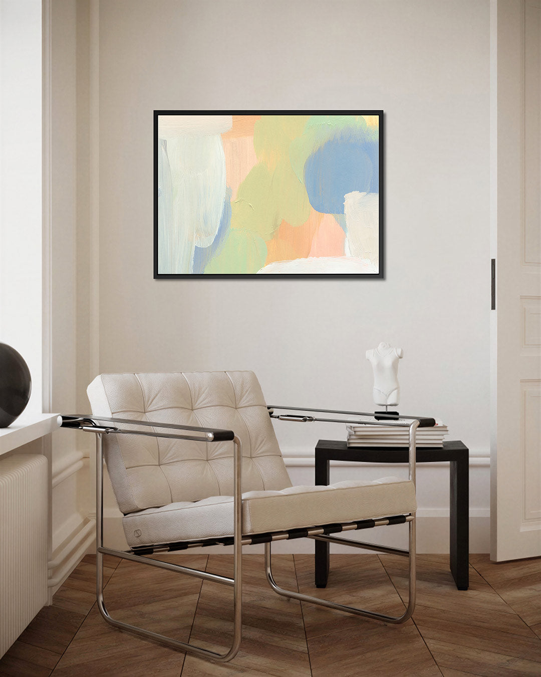 Kleurrijke vegen compositie Kunstwerk