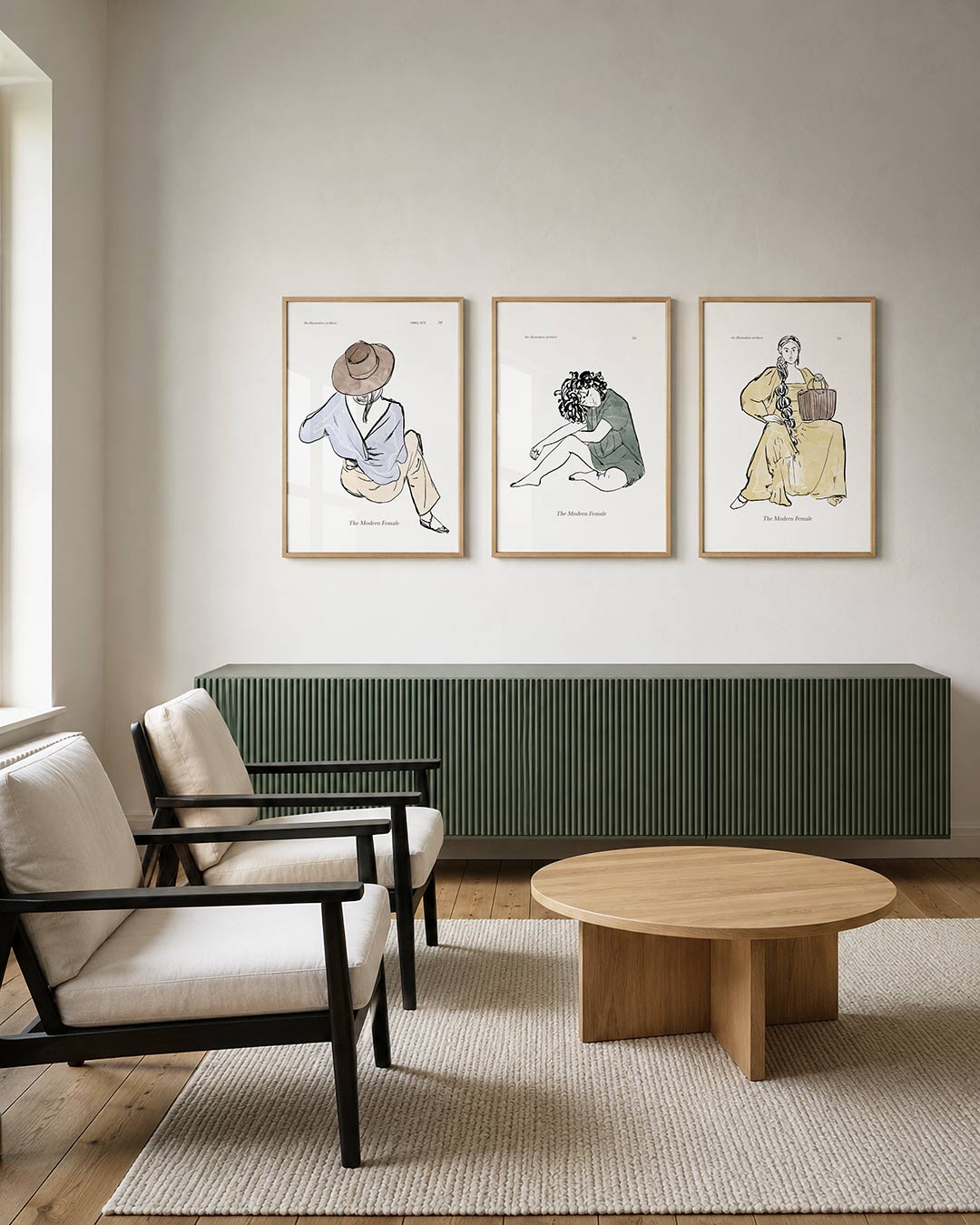 Vorm en lijnenspel Posterset