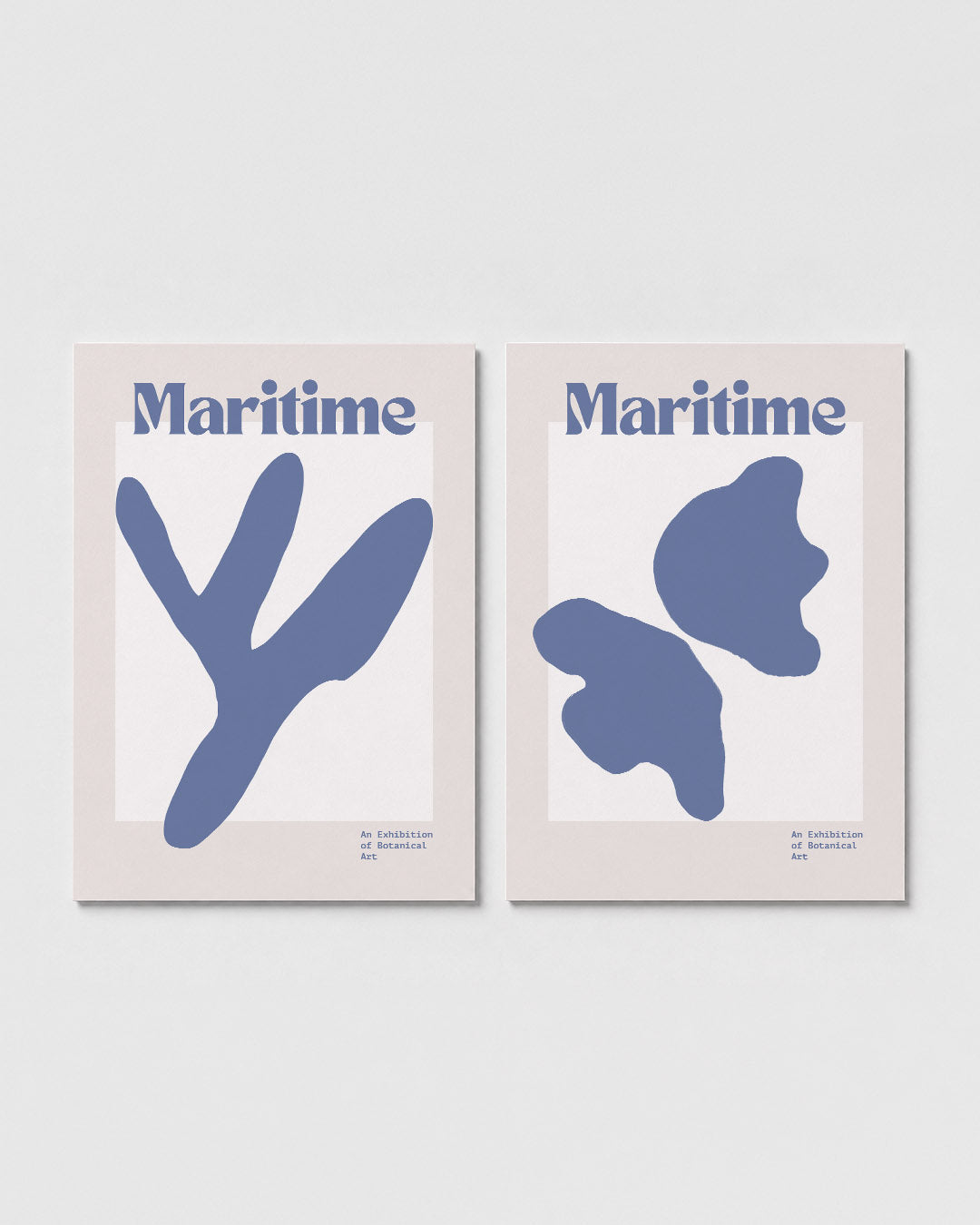 Organische vormen Posterset