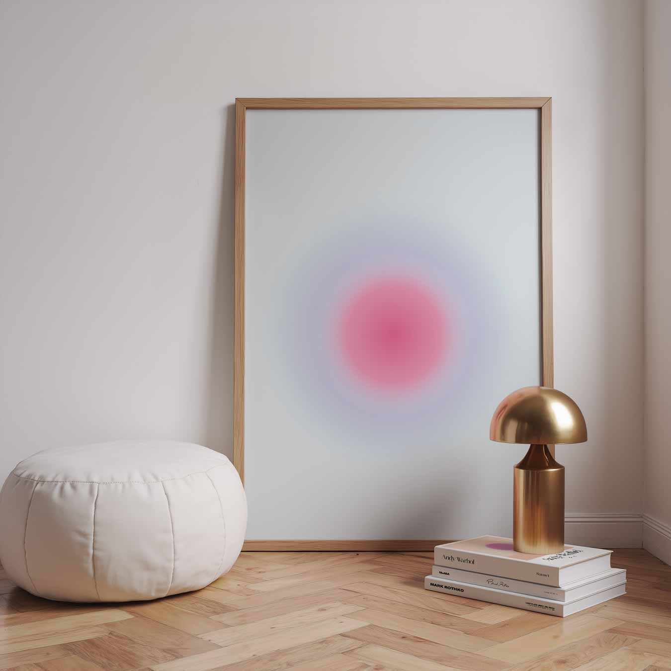 Dromerige Pastel Cirkel Poster-WallArtistic