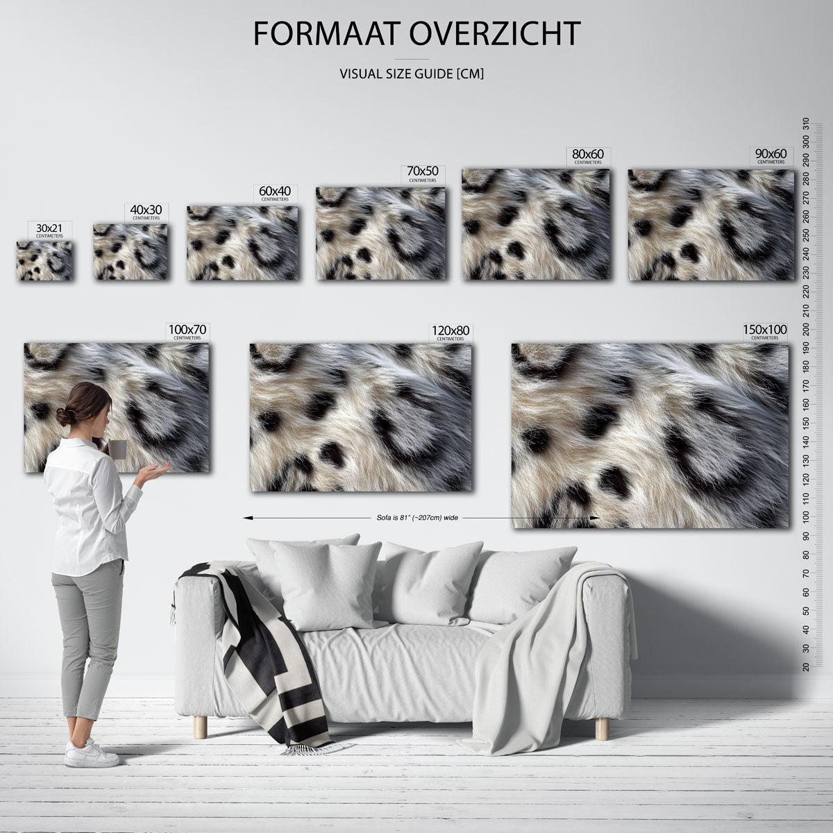 Gevlekt patroon Poster