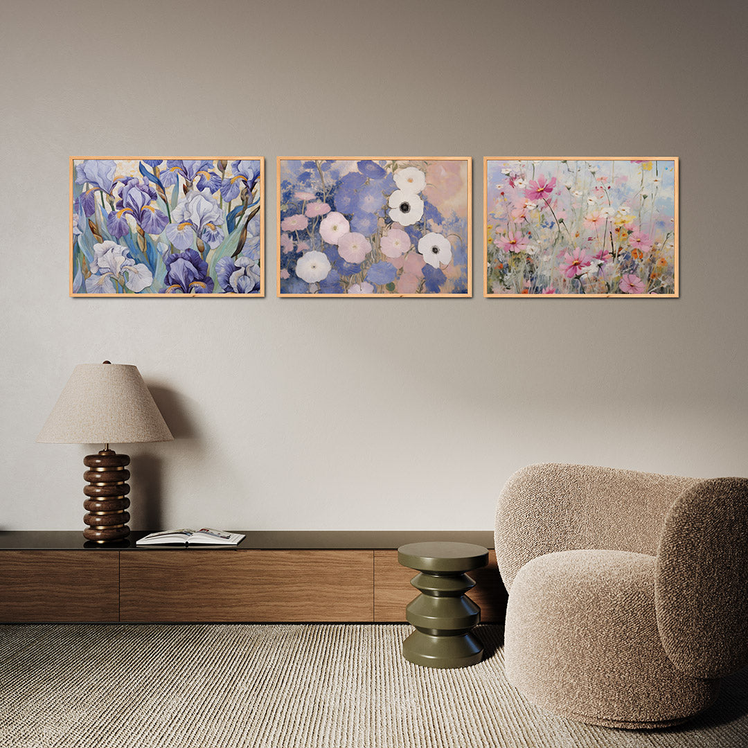 Bloemrijke mozaïekpracht Posterset