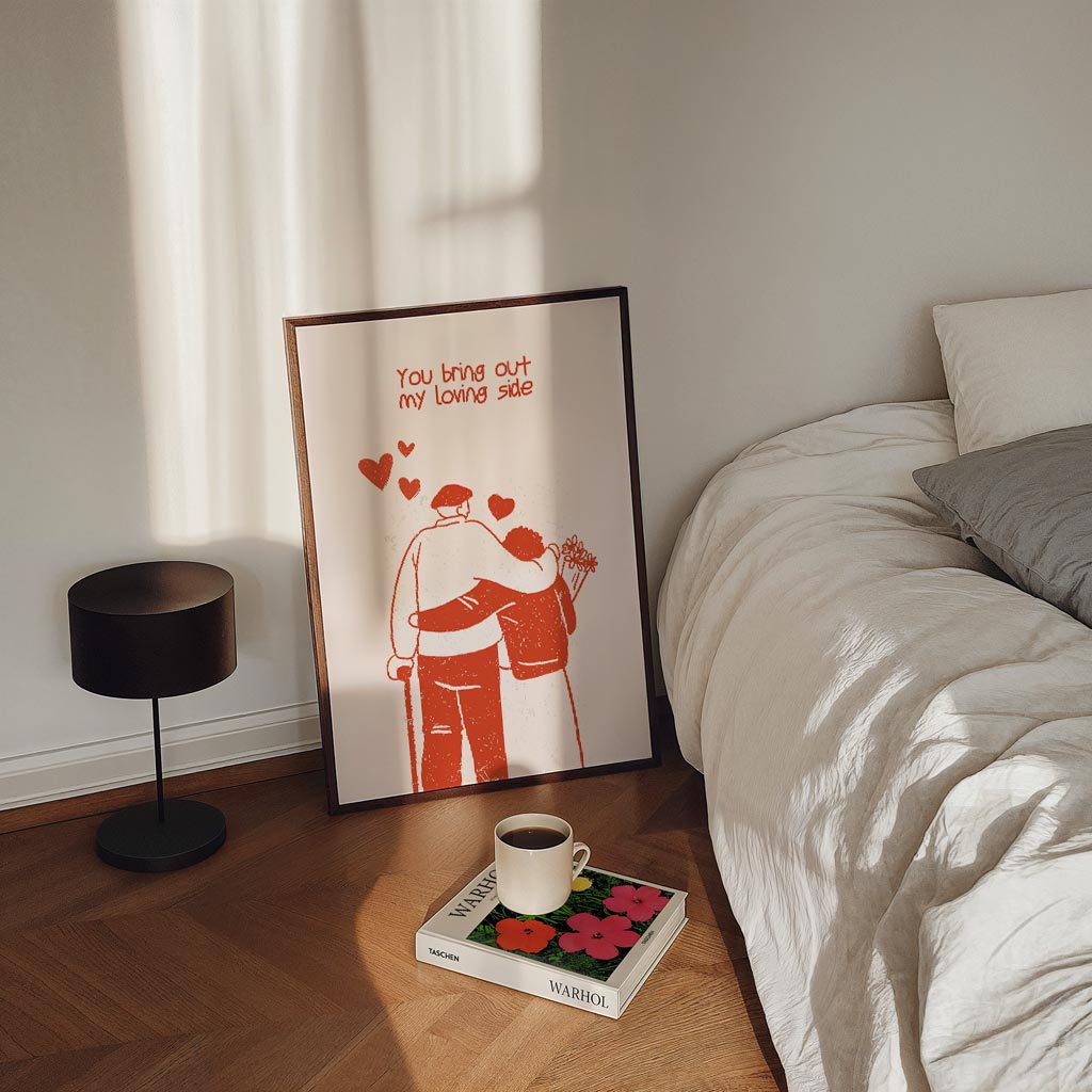 Liefdevolle Momenten Poster-WallArtistic