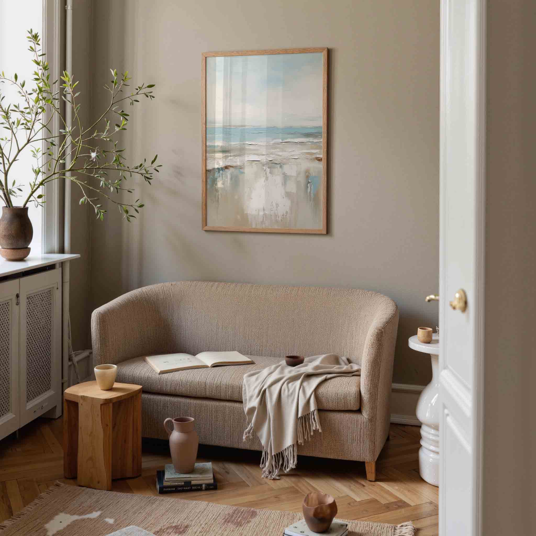 Strand en zee Poster