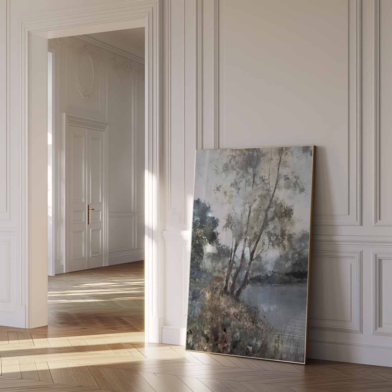 Dromerig Boslandschap Poster-WallArtistic