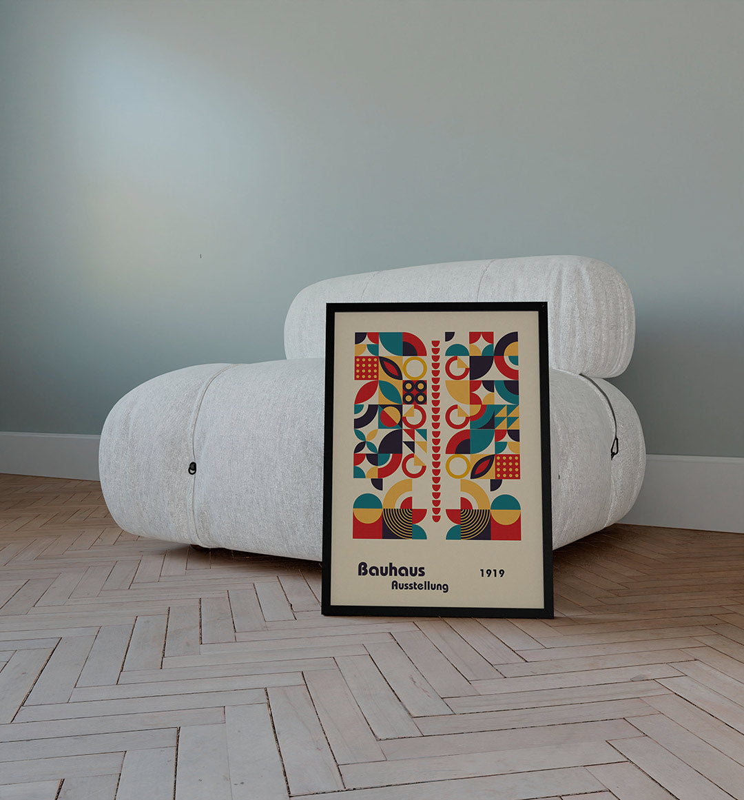 Vormritme en kleur Poster