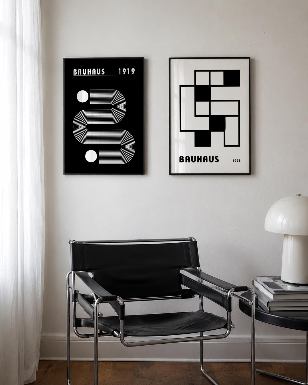 Lijnen en vlakkenspel Posterset