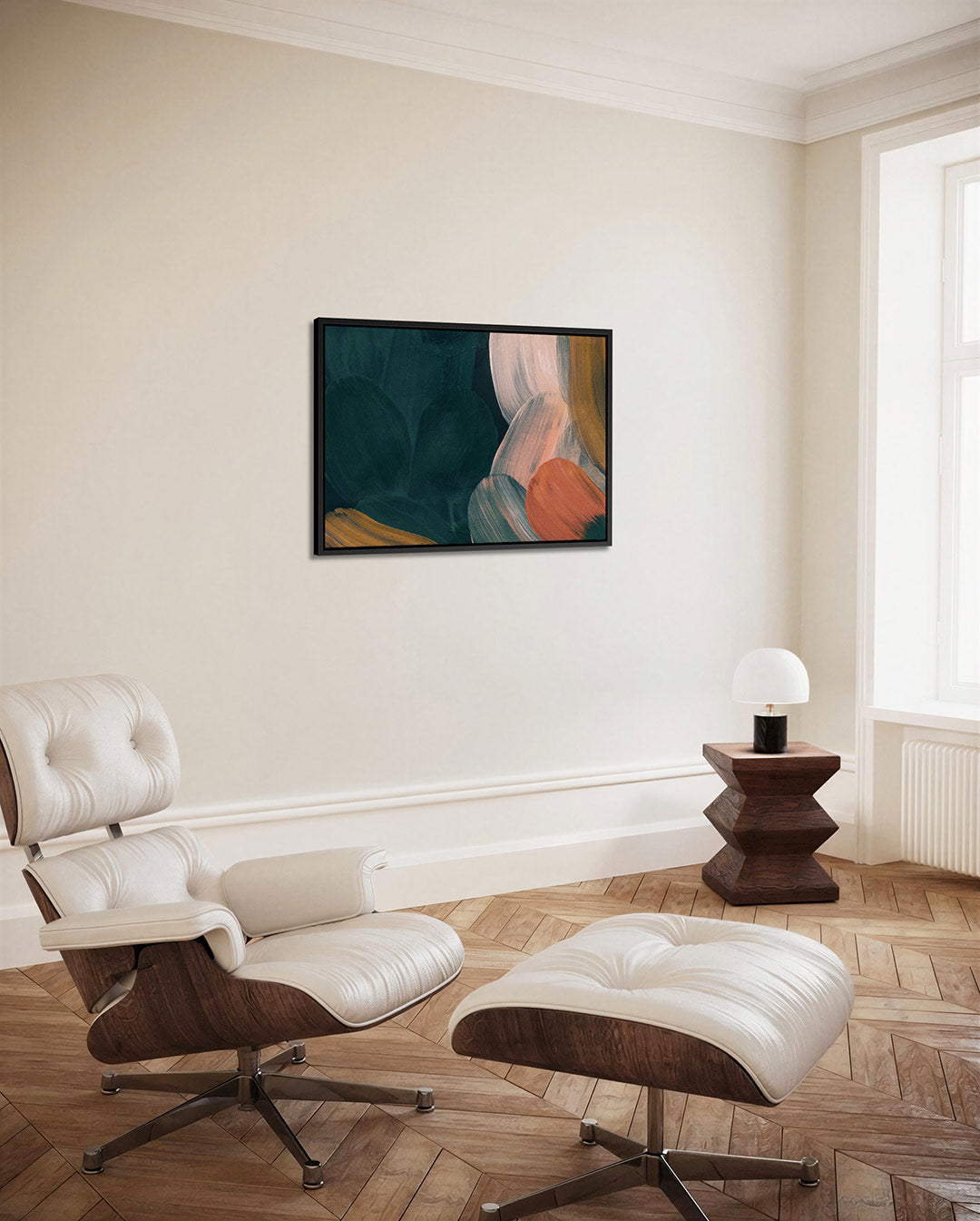 Organische kleurencompositie Kunstwerk