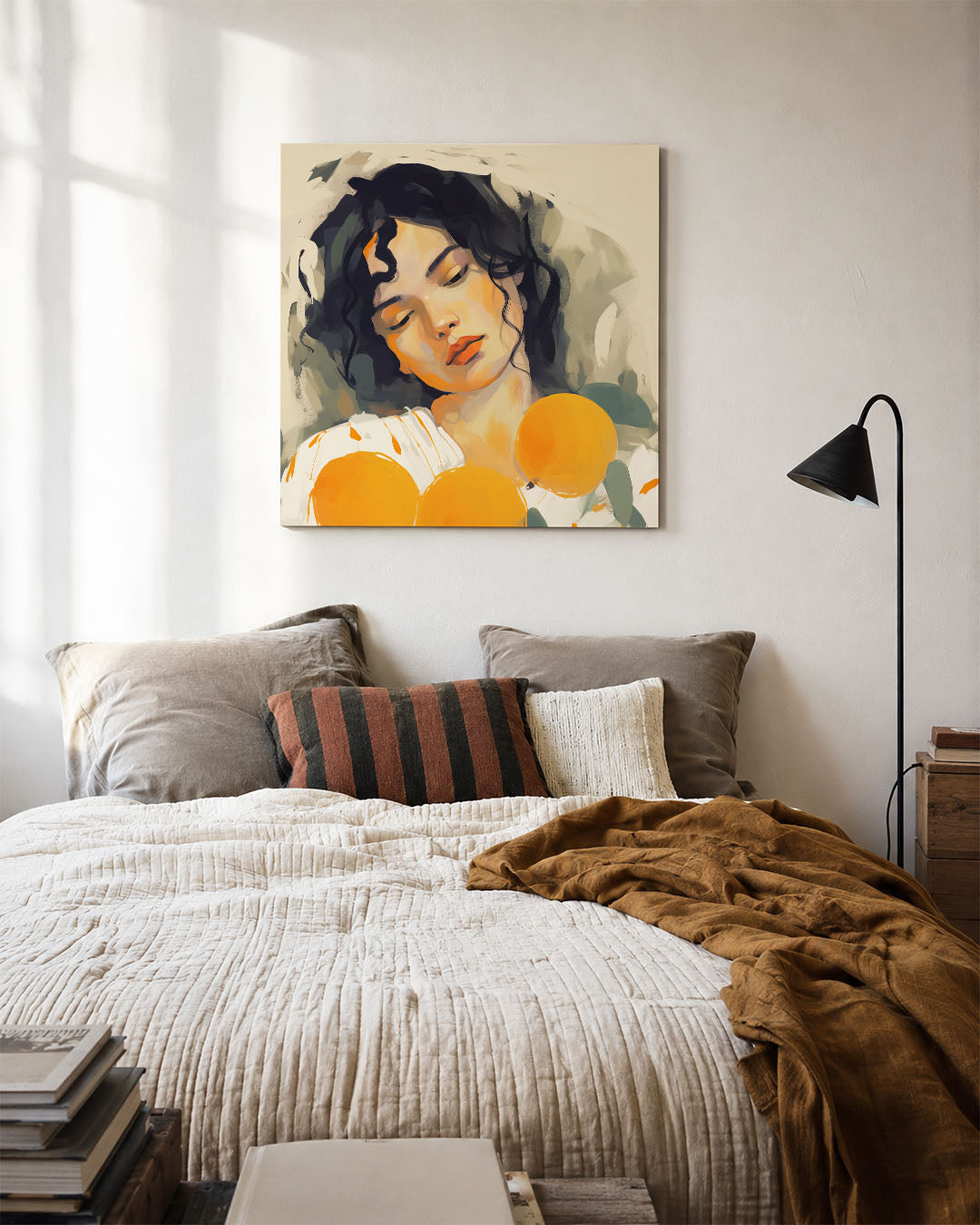 Dromerige portret illustratie Kunstwerk