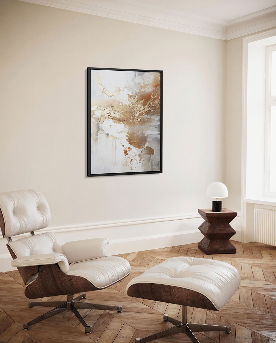 Dynamische kleurenexplosie Kunstwerk