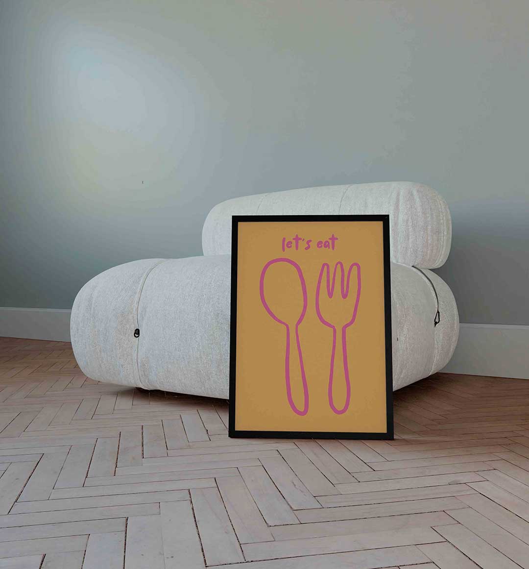 Bestek illustratie Poster