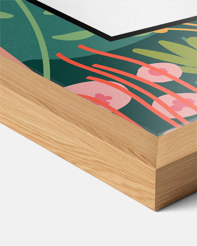 Speelse Jungle Dieren Poster-WallArtistic
