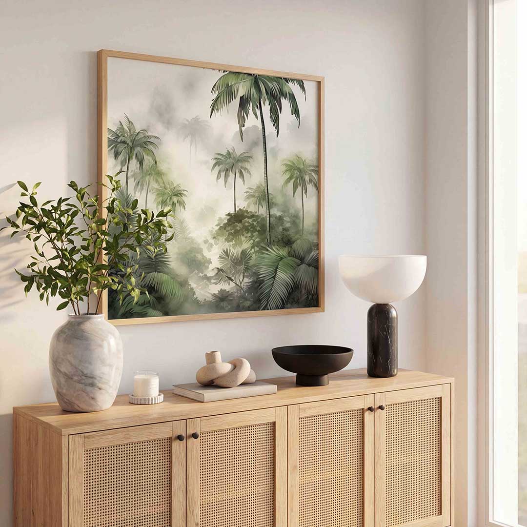 Tropische palmbomen Poster