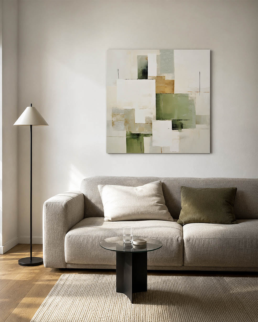 Geometrische vlakken Kunstwerk