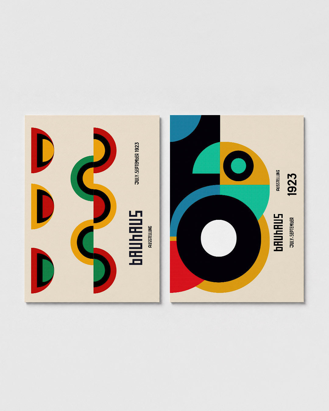 Kleurrijke vormen Posterset