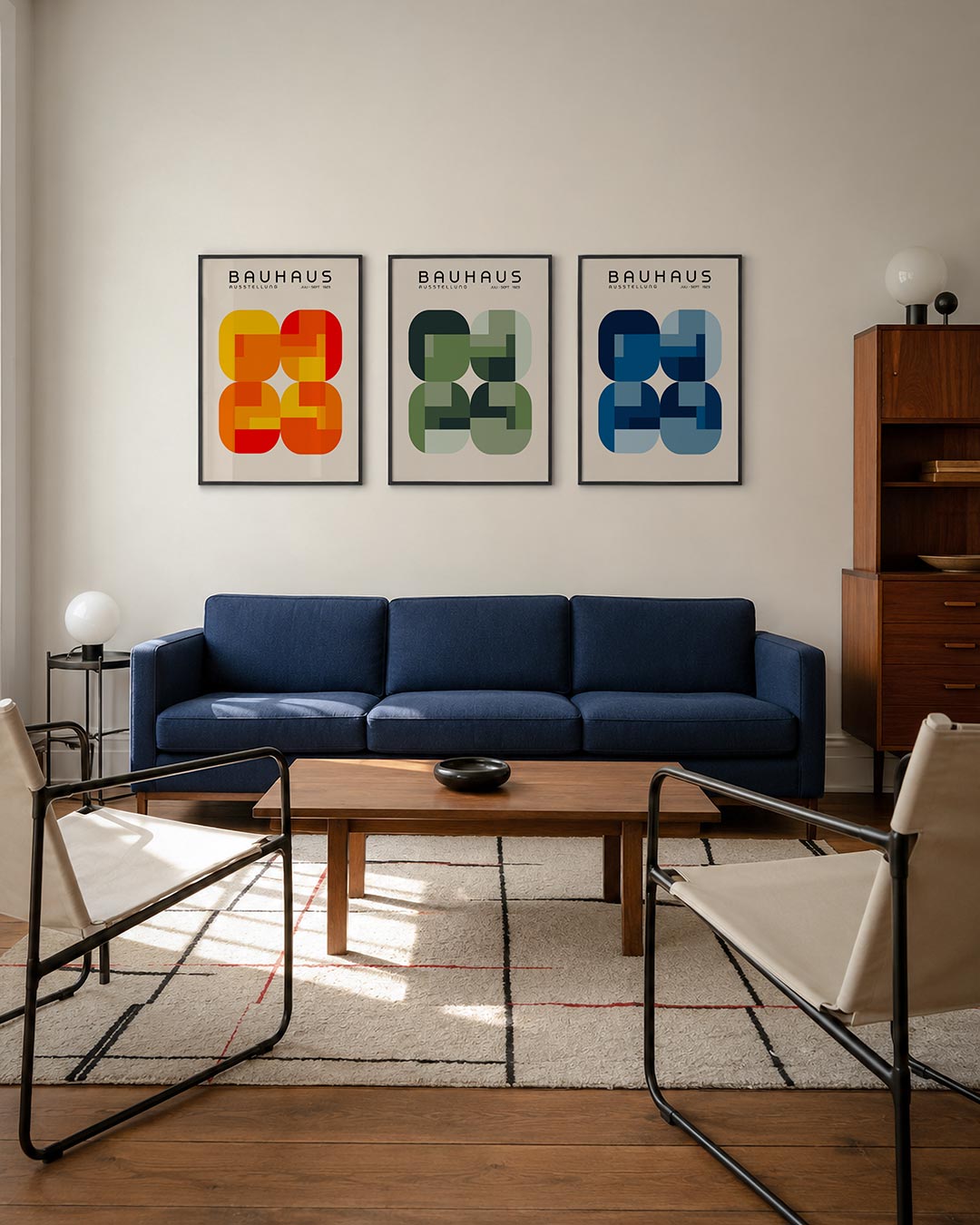 Kleurvlakken ritme Posterset