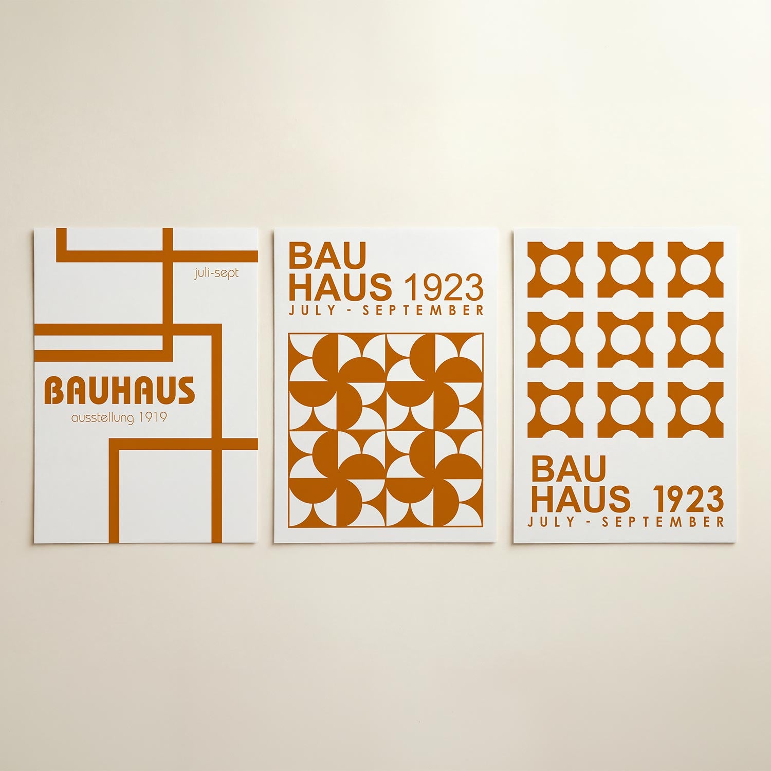 Lijnen en kleurvlakken Posterset