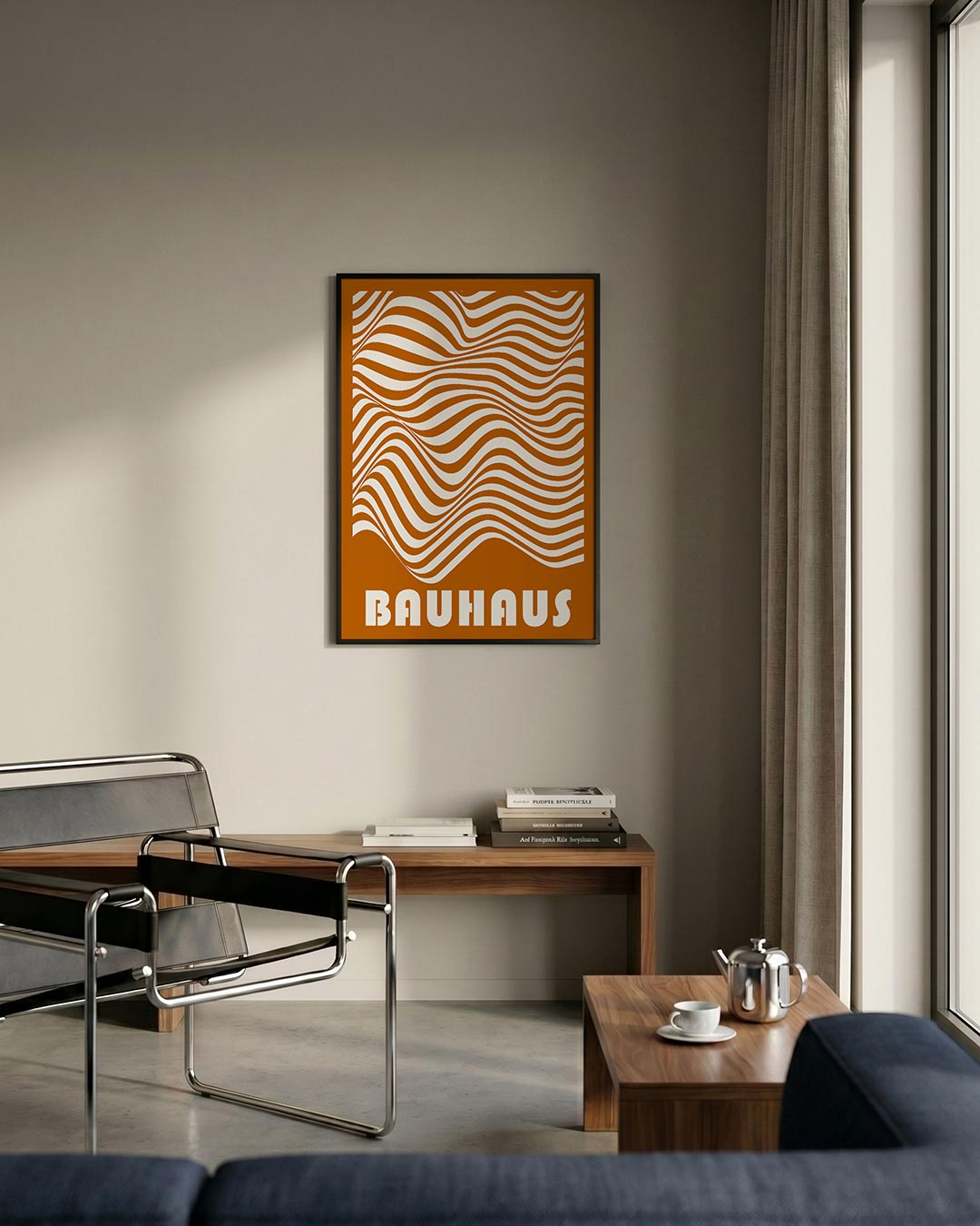 Golvend lijnenspel Poster