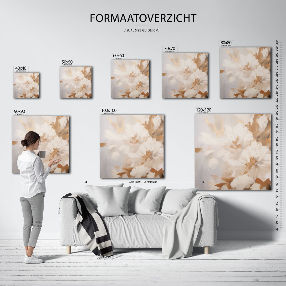 Bloemmotief Poster