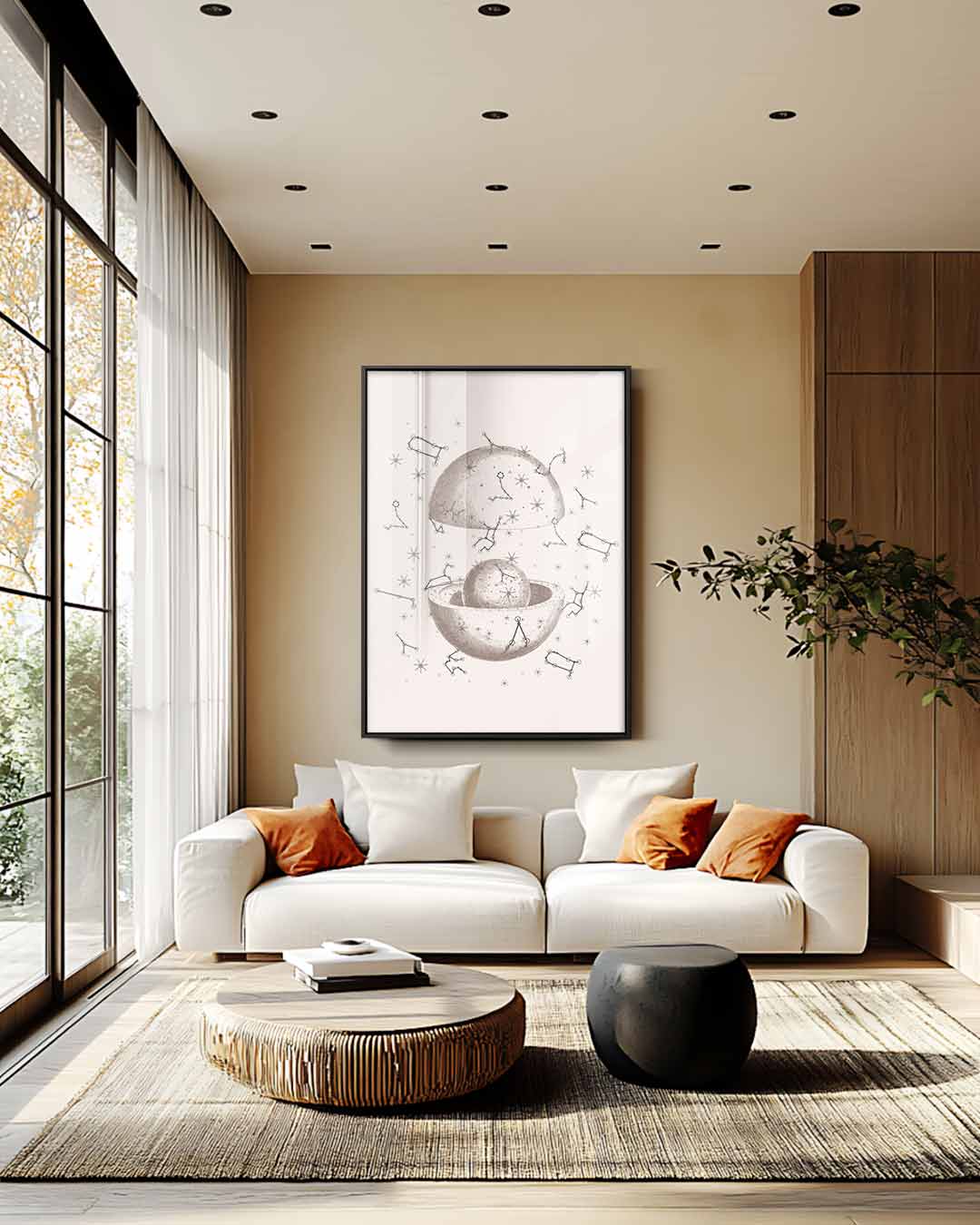 Hemels Sferen Kunstwerk-canvas-dibond-plexiglas-wanddecoratie-WallArtistic