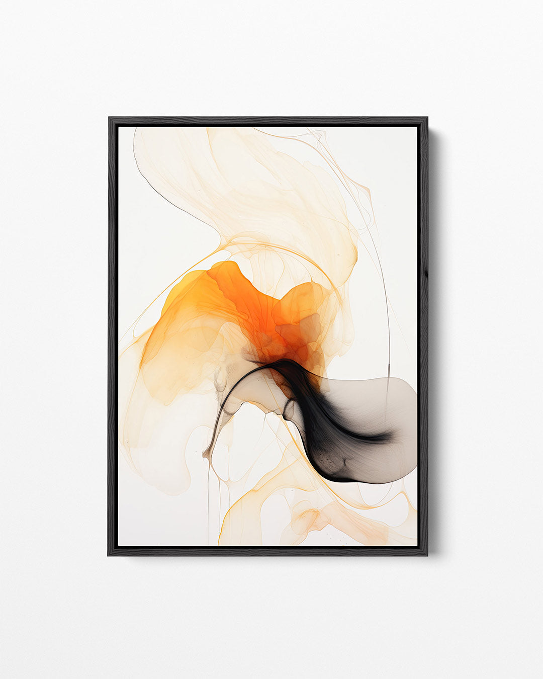 Vloeiende kleurencompositie Kunstwerk
