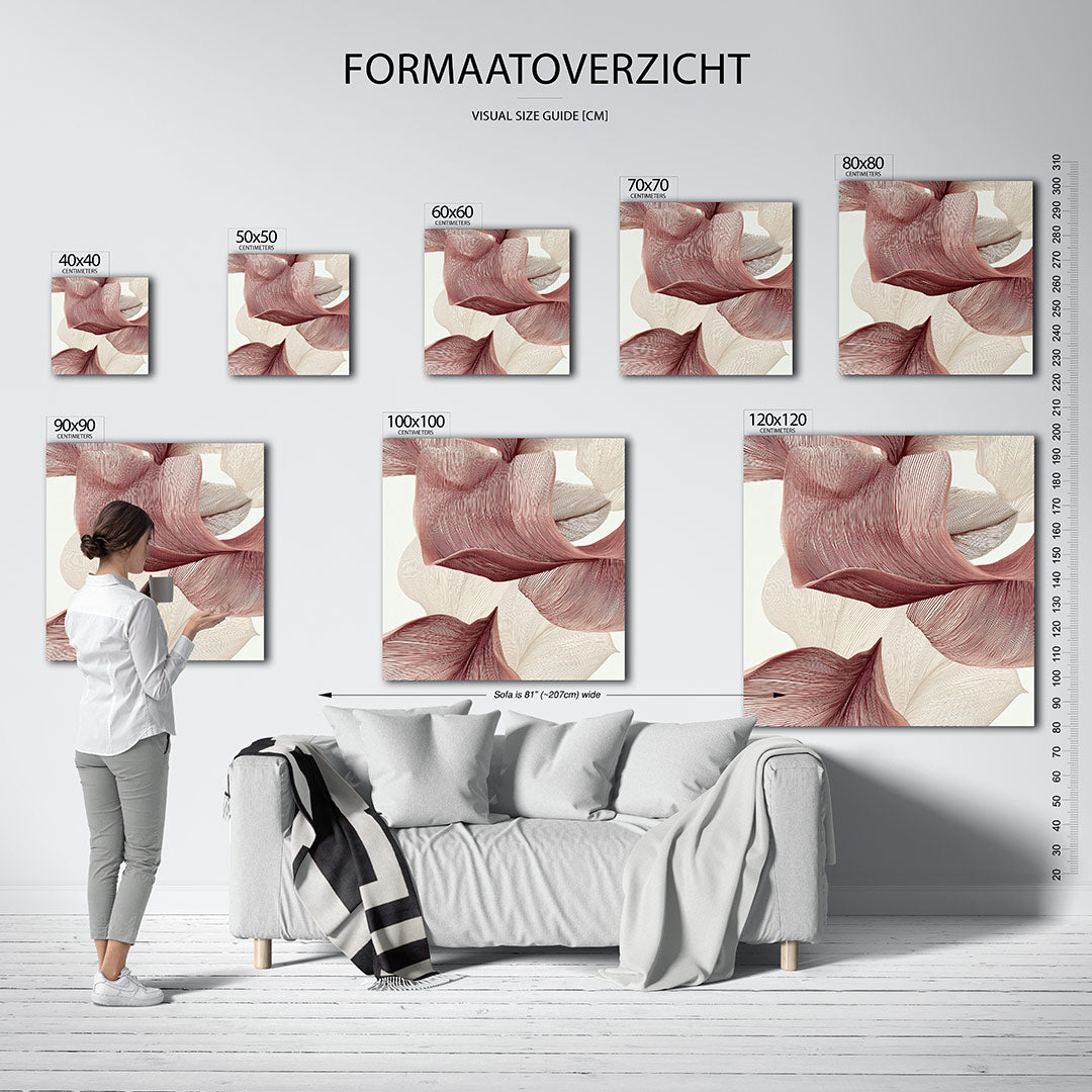 Organische lijnen Kunstwerk