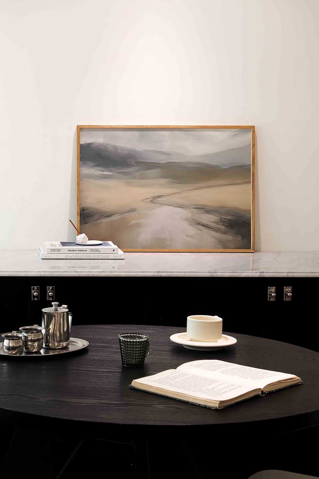 Landschap met zachte tinten Poster