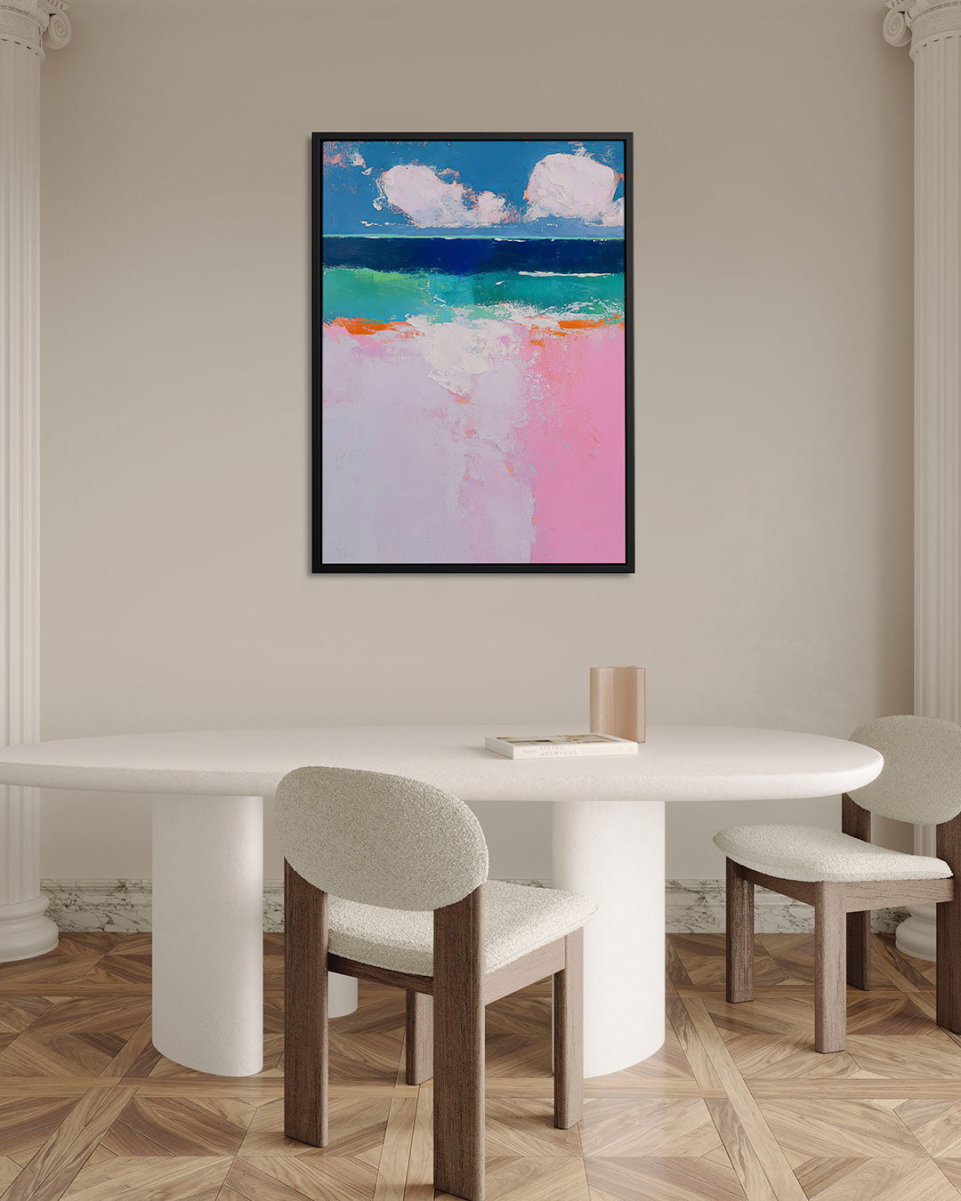 Kleurrijke horizon Kunstwerk