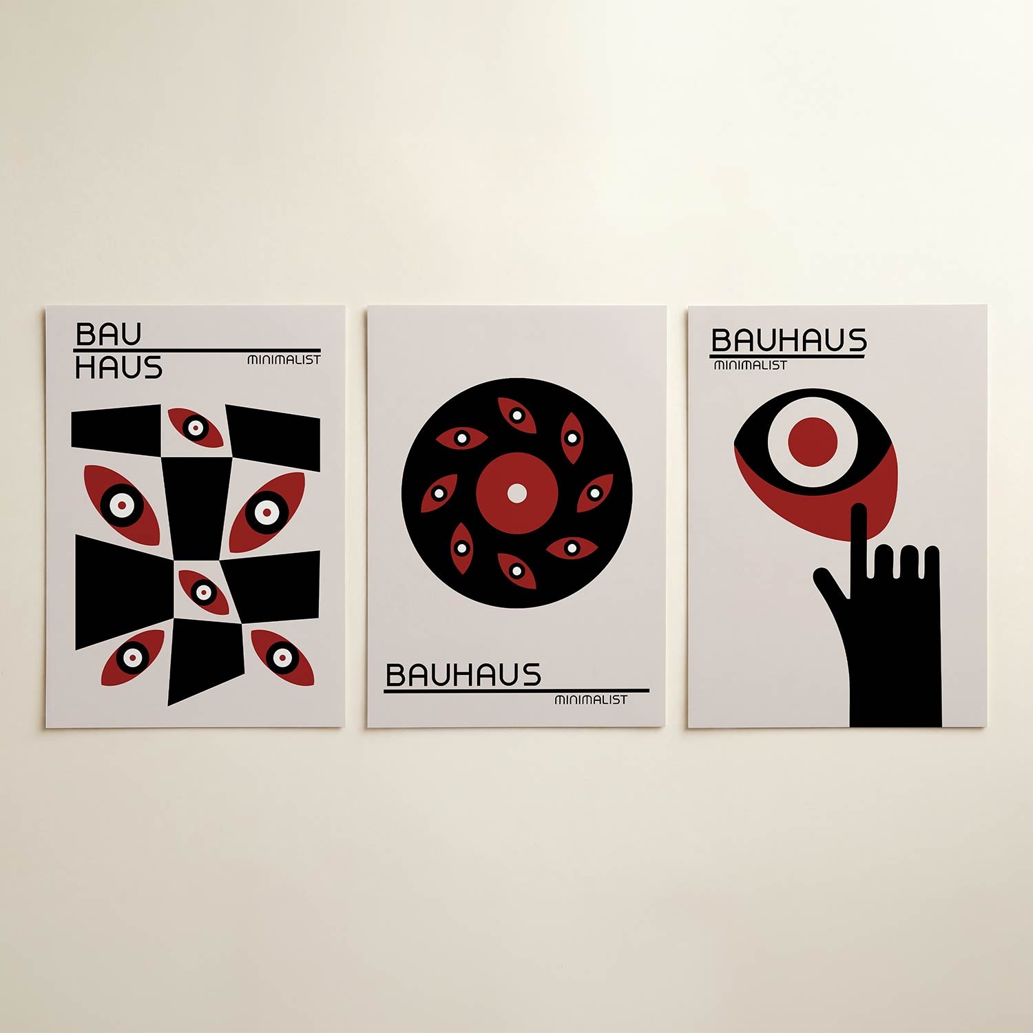 Vormen en vlakken Posterset