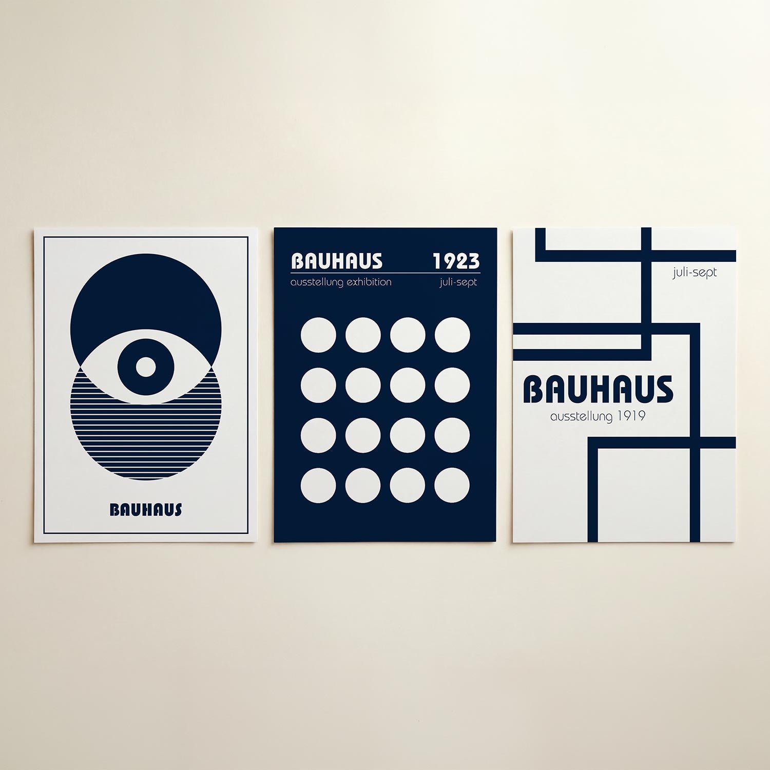 Cirkel en lijnen Posterset