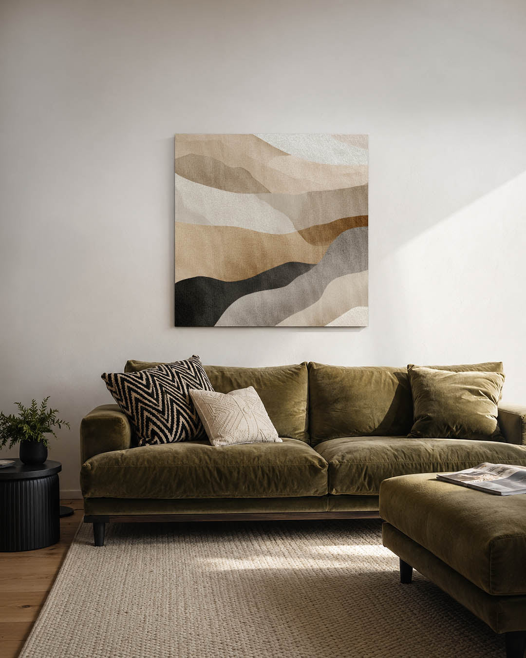 Organische kleurencompositie Kunstwerk