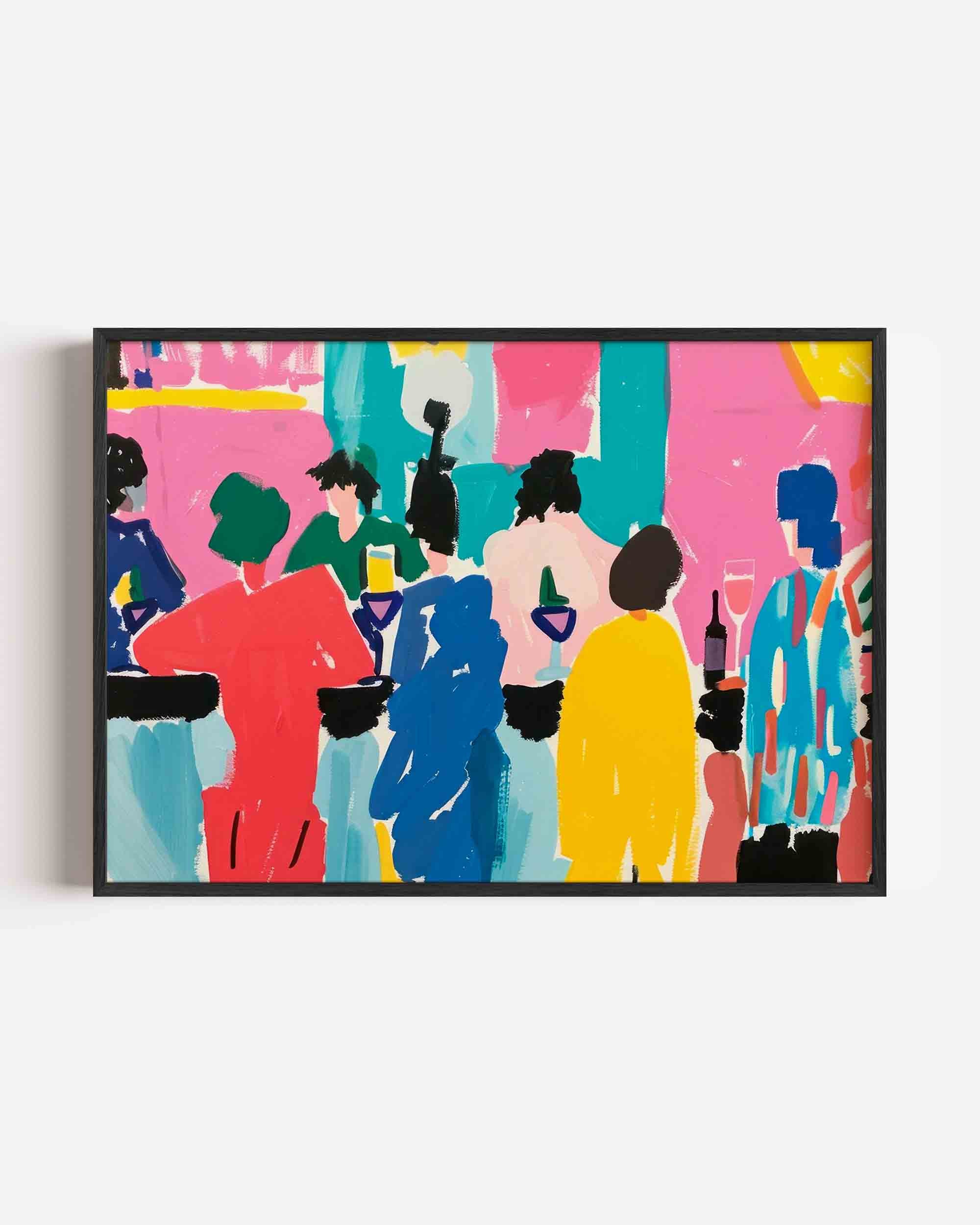 Levendige figuren Poster