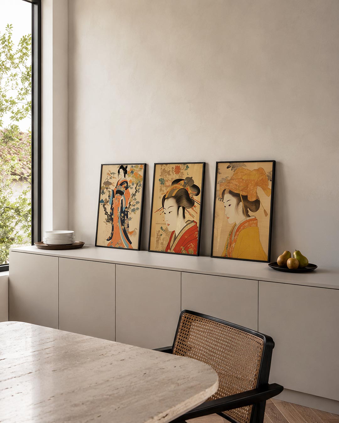 Vorm en kleurenspel Posterset