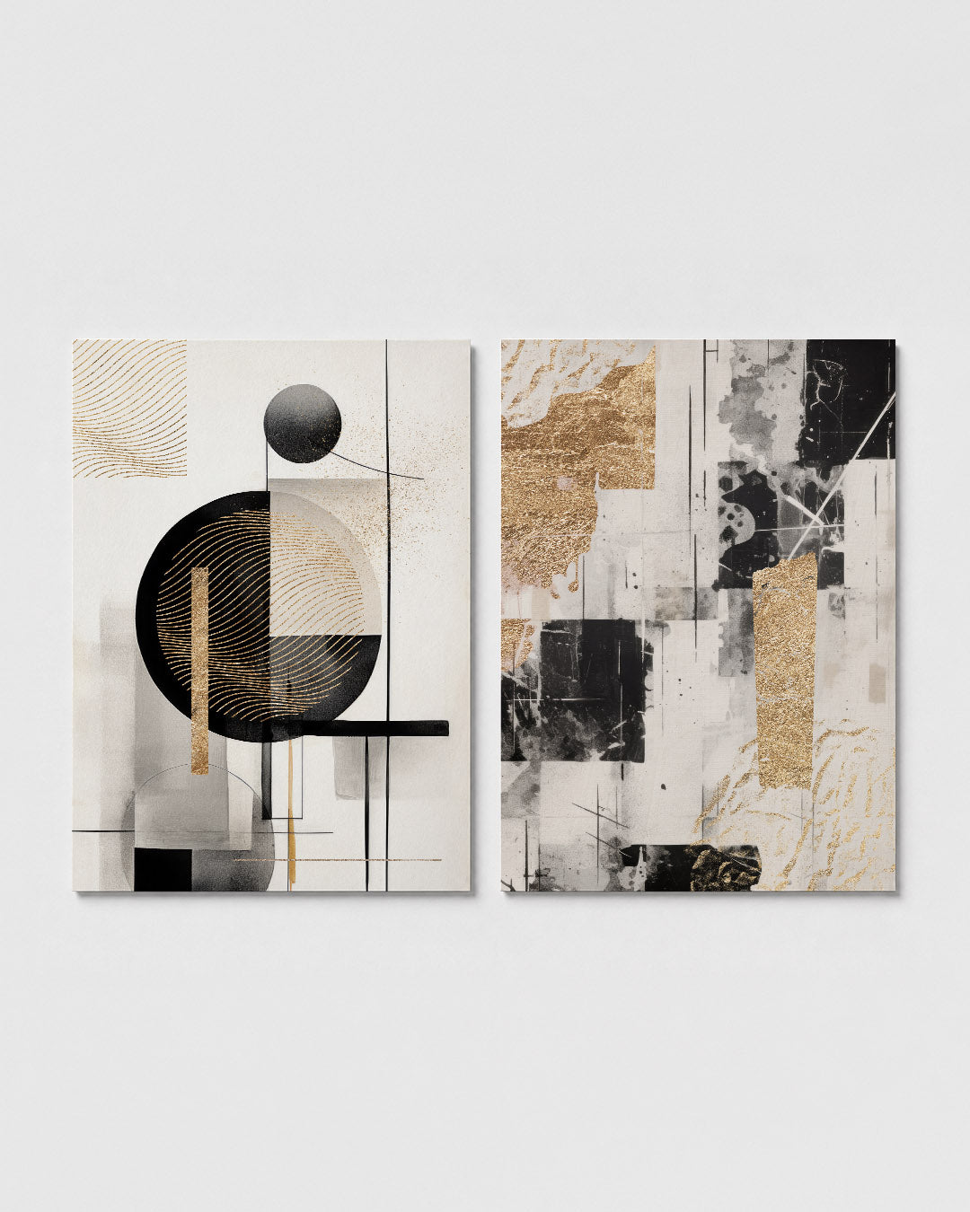 Lijnen en vlakkenspel Posterset